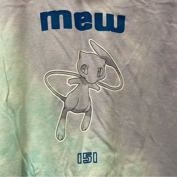 Pokémon Mew and Mewtwo Long Sleeved Lightweight 100% Cotton Shirt - Picture 2 of 6